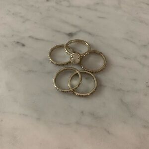 Kendra Scott Stack Ring Gold size 7